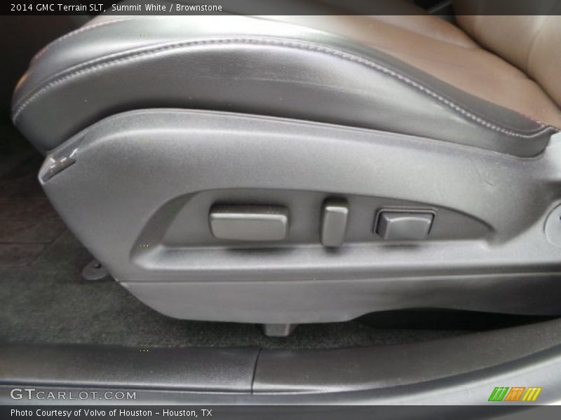 Summit White / Brownstone 2014 GMC Terrain SLT