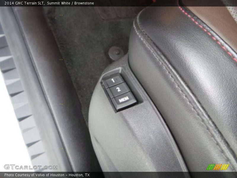 Summit White / Brownstone 2014 GMC Terrain SLT