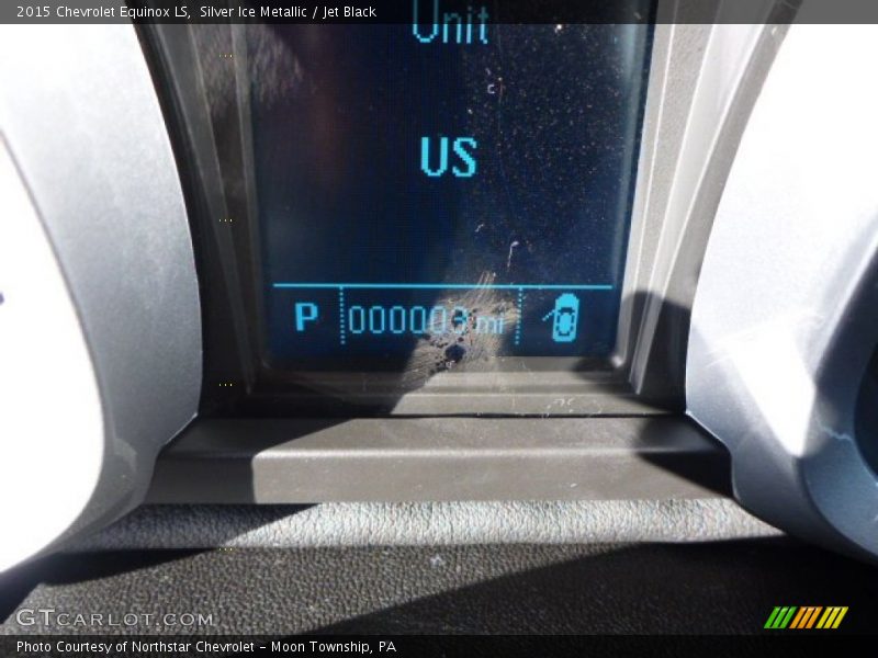 Silver Ice Metallic / Jet Black 2015 Chevrolet Equinox LS