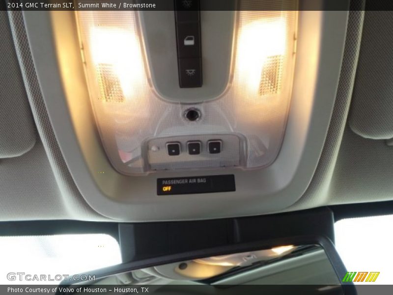 Summit White / Brownstone 2014 GMC Terrain SLT