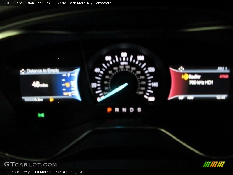 Tuxedo Black Metallic / Terracotta 2015 Ford Fusion Titanium