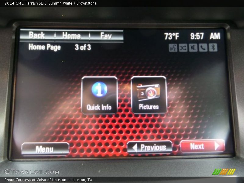 Summit White / Brownstone 2014 GMC Terrain SLT