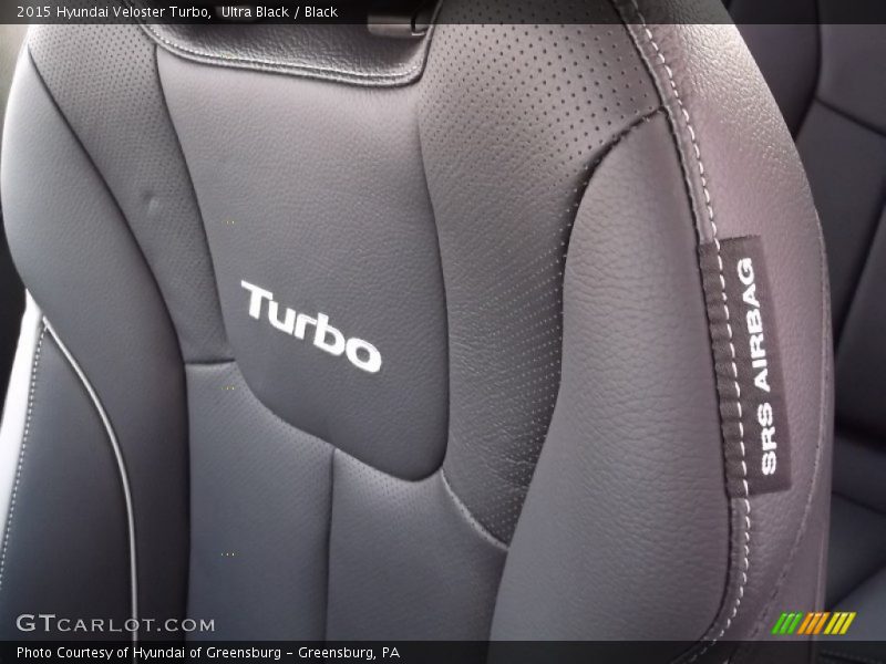 Ultra Black / Black 2015 Hyundai Veloster Turbo