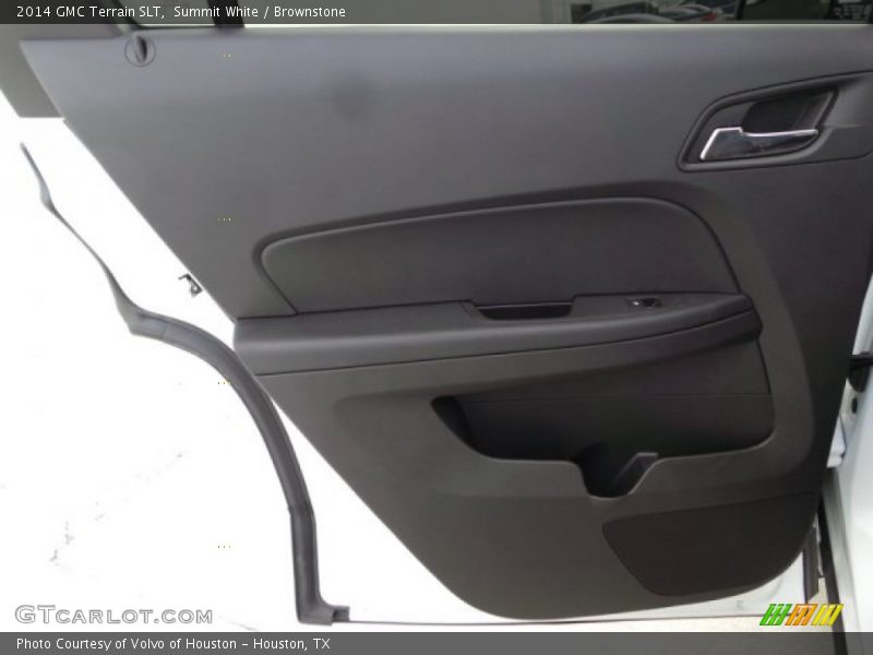 Summit White / Brownstone 2014 GMC Terrain SLT