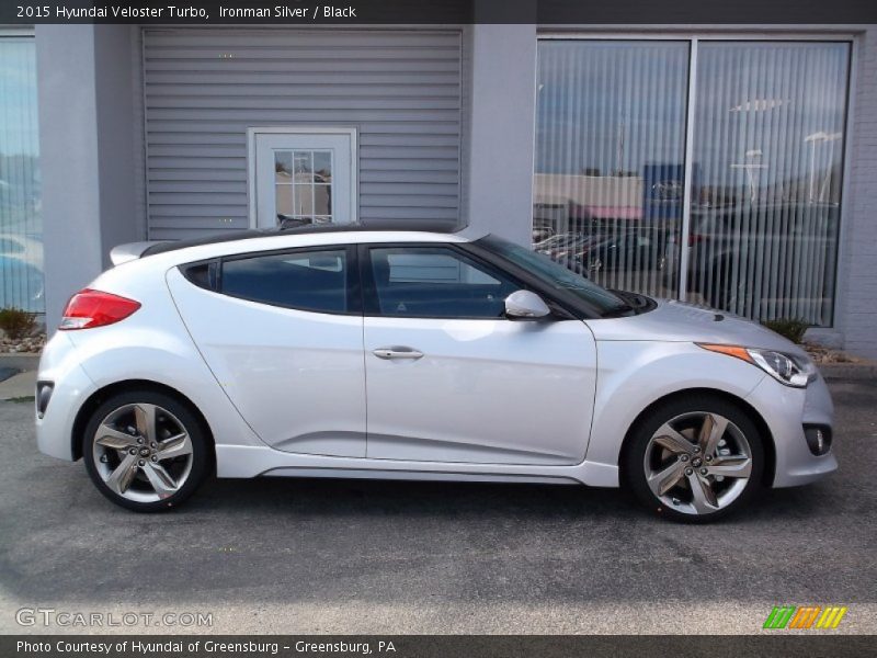 Ironman Silver / Black 2015 Hyundai Veloster Turbo