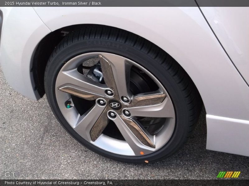 Ironman Silver / Black 2015 Hyundai Veloster Turbo