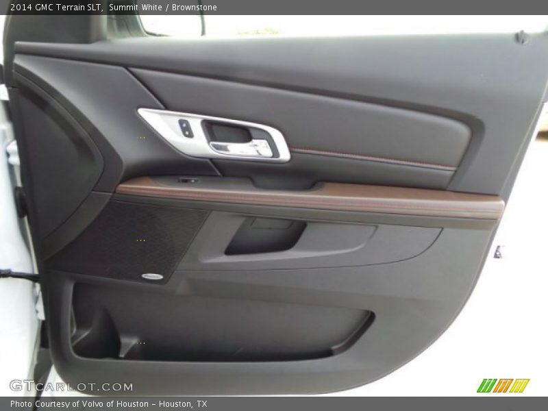 Summit White / Brownstone 2014 GMC Terrain SLT