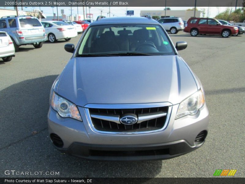 Diamond Gray Metallic / Off Black 2008 Subaru Outback 2.5i Wagon