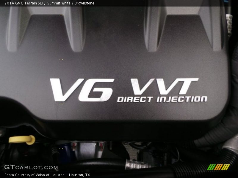 Summit White / Brownstone 2014 GMC Terrain SLT