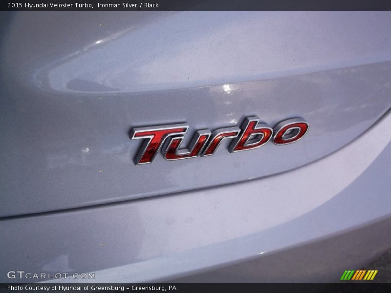 Ironman Silver / Black 2015 Hyundai Veloster Turbo