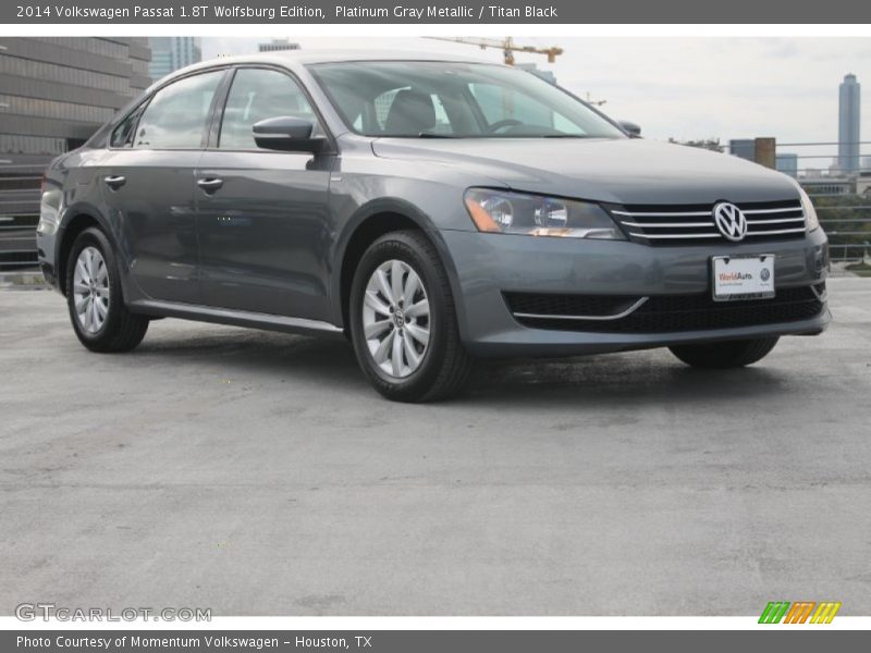 Platinum Gray Metallic / Titan Black 2014 Volkswagen Passat 1.8T Wolfsburg Edition