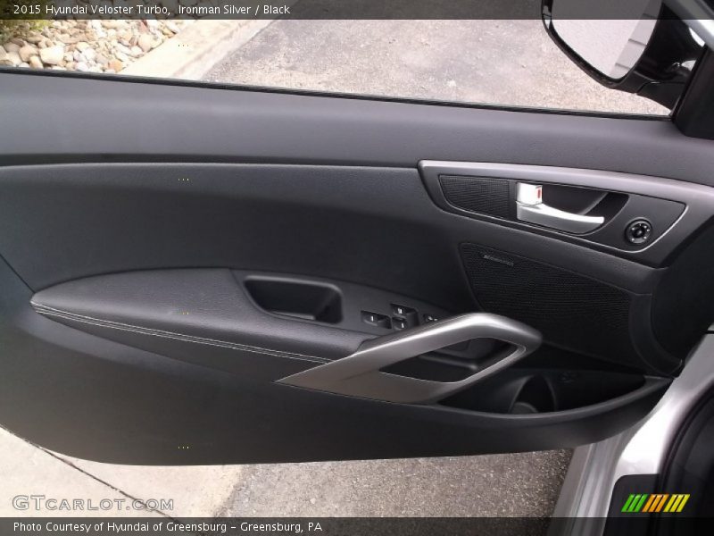 Ironman Silver / Black 2015 Hyundai Veloster Turbo