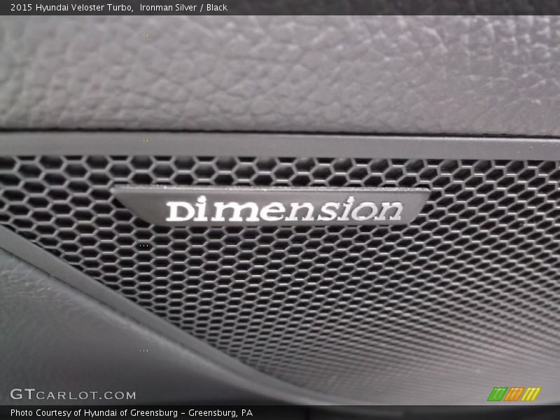 Ironman Silver / Black 2015 Hyundai Veloster Turbo
