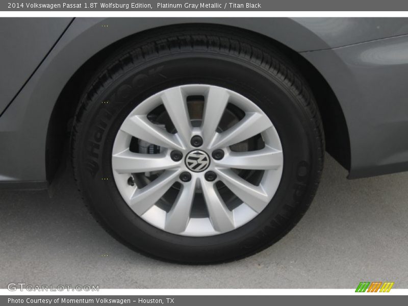 Platinum Gray Metallic / Titan Black 2014 Volkswagen Passat 1.8T Wolfsburg Edition