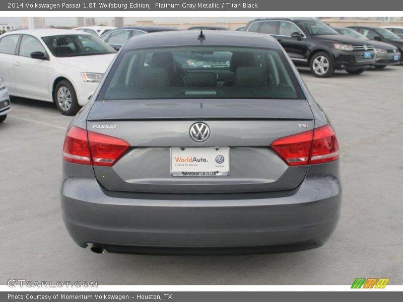 Platinum Gray Metallic / Titan Black 2014 Volkswagen Passat 1.8T Wolfsburg Edition