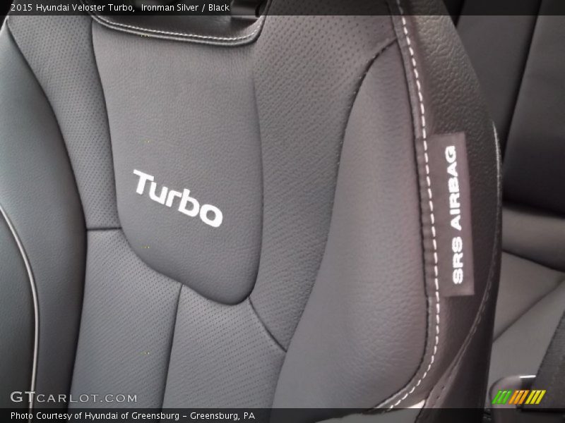 Ironman Silver / Black 2015 Hyundai Veloster Turbo