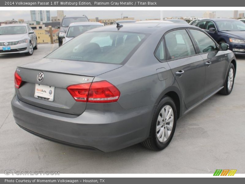 Platinum Gray Metallic / Titan Black 2014 Volkswagen Passat 1.8T Wolfsburg Edition