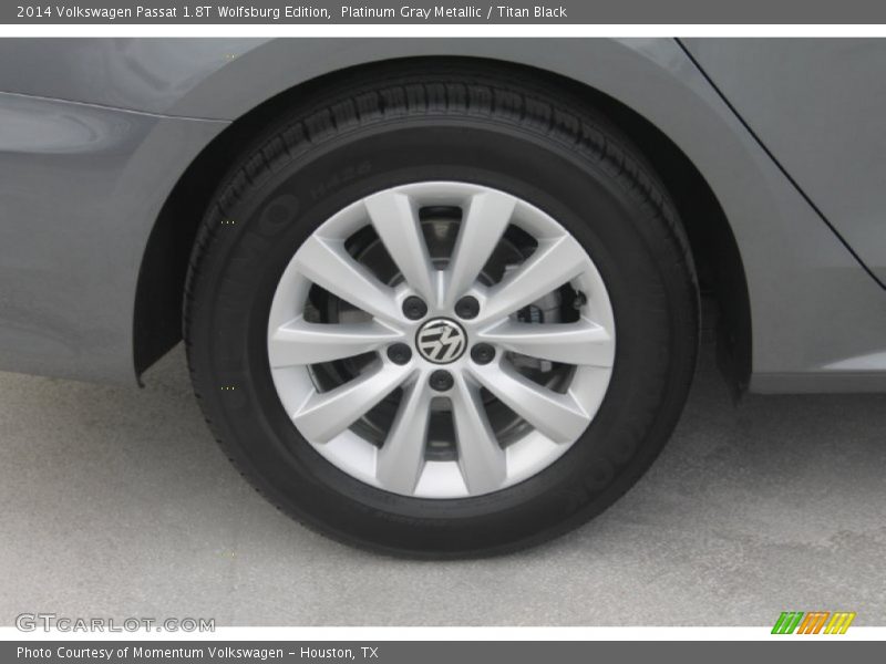 Platinum Gray Metallic / Titan Black 2014 Volkswagen Passat 1.8T Wolfsburg Edition