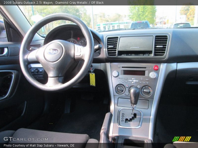 Diamond Gray Metallic / Off Black 2008 Subaru Outback 2.5i Wagon