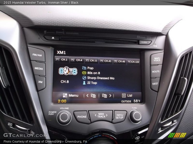 Ironman Silver / Black 2015 Hyundai Veloster Turbo