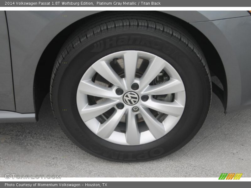 Platinum Gray Metallic / Titan Black 2014 Volkswagen Passat 1.8T Wolfsburg Edition