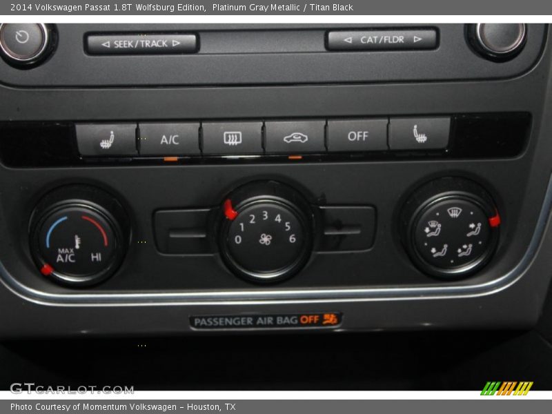 Platinum Gray Metallic / Titan Black 2014 Volkswagen Passat 1.8T Wolfsburg Edition