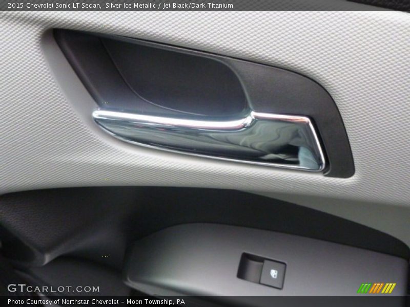Silver Ice Metallic / Jet Black/Dark Titanium 2015 Chevrolet Sonic LT Sedan