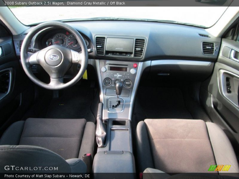 Diamond Gray Metallic / Off Black 2008 Subaru Outback 2.5i Wagon