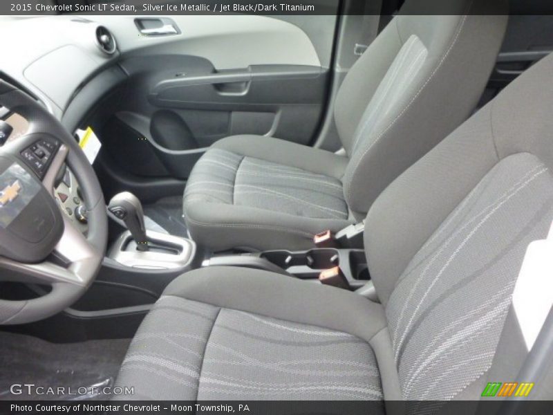 Silver Ice Metallic / Jet Black/Dark Titanium 2015 Chevrolet Sonic LT Sedan