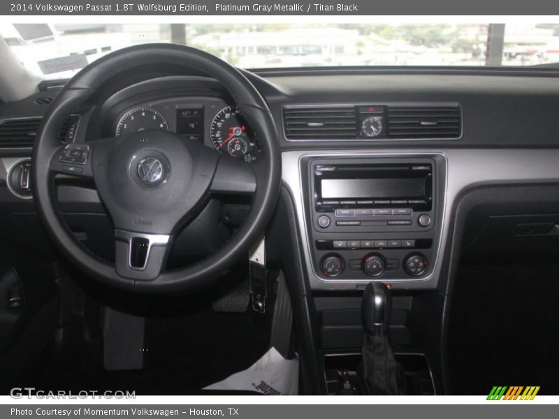 Platinum Gray Metallic / Titan Black 2014 Volkswagen Passat 1.8T Wolfsburg Edition