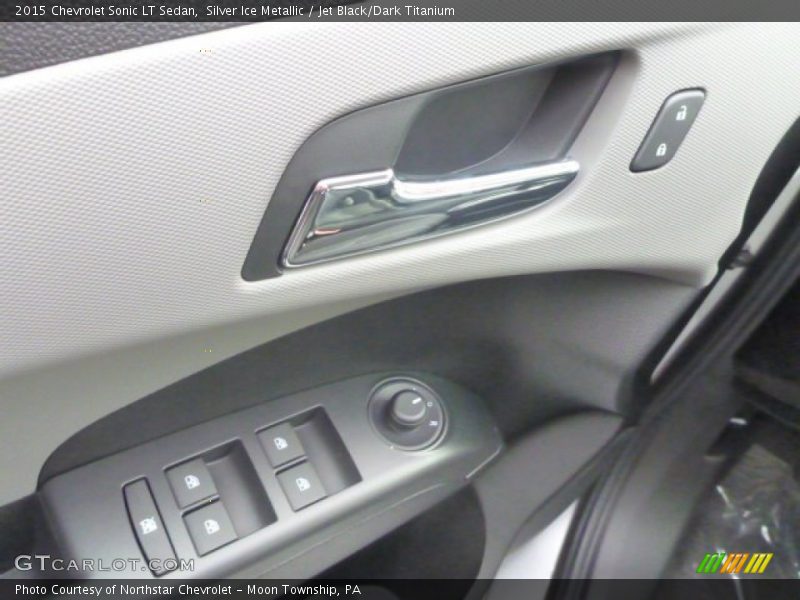 Silver Ice Metallic / Jet Black/Dark Titanium 2015 Chevrolet Sonic LT Sedan