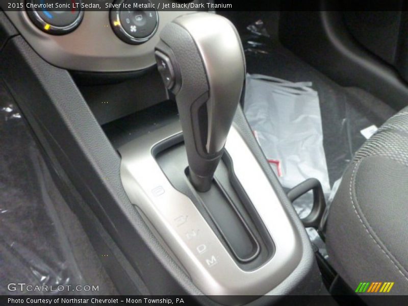 Silver Ice Metallic / Jet Black/Dark Titanium 2015 Chevrolet Sonic LT Sedan