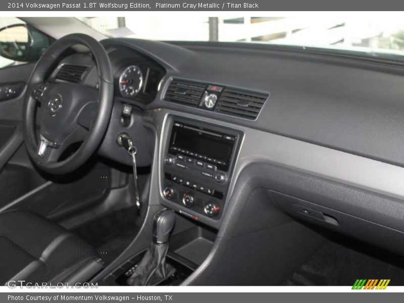Platinum Gray Metallic / Titan Black 2014 Volkswagen Passat 1.8T Wolfsburg Edition