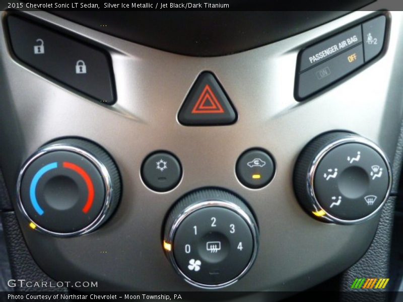 Silver Ice Metallic / Jet Black/Dark Titanium 2015 Chevrolet Sonic LT Sedan