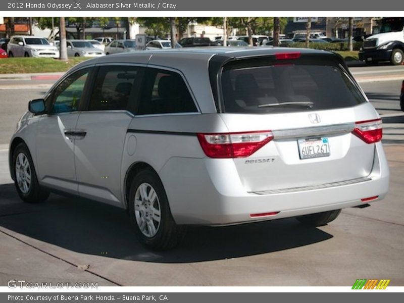 Alabaster Silver Metallic / Gray 2012 Honda Odyssey LX