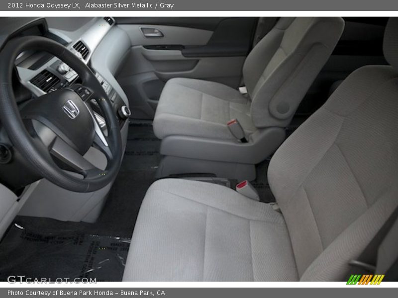 Alabaster Silver Metallic / Gray 2012 Honda Odyssey LX
