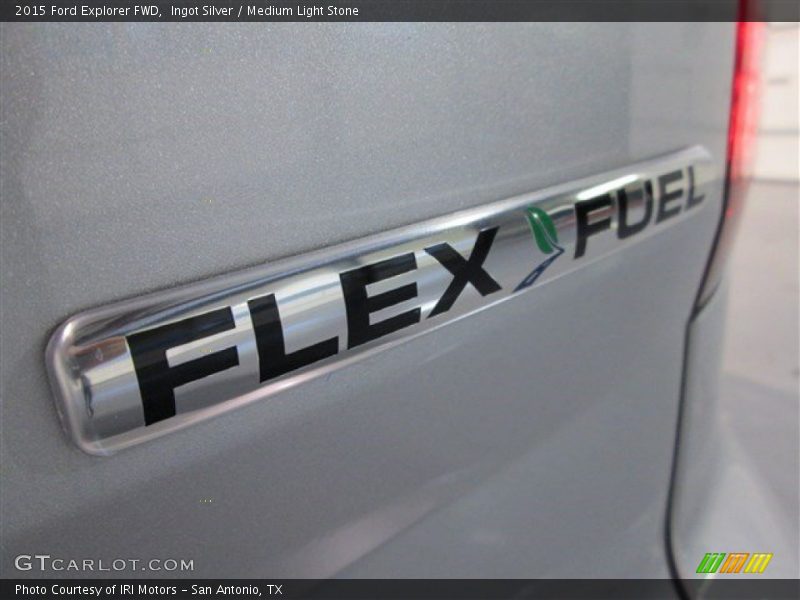 Ingot Silver / Medium Light Stone 2015 Ford Explorer FWD