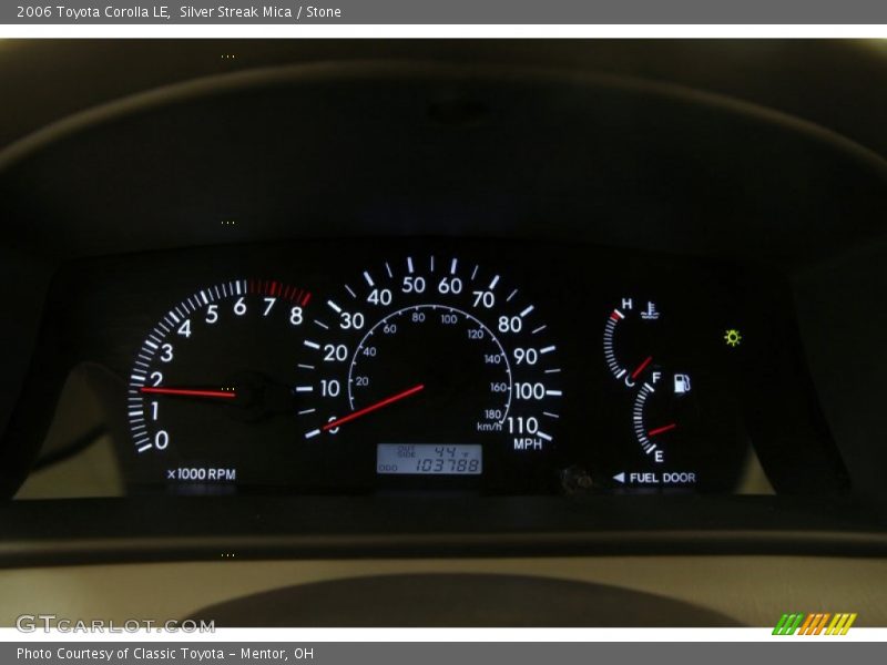  2006 Corolla LE LE Gauges