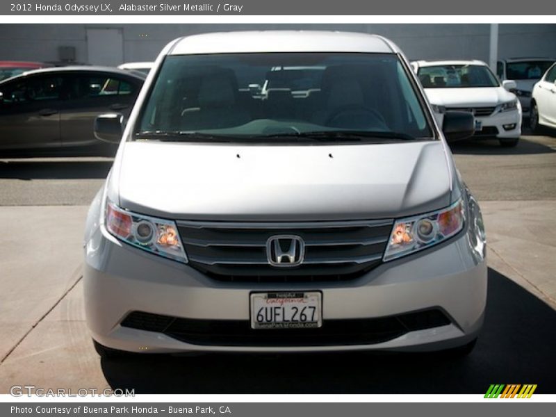 Alabaster Silver Metallic / Gray 2012 Honda Odyssey LX