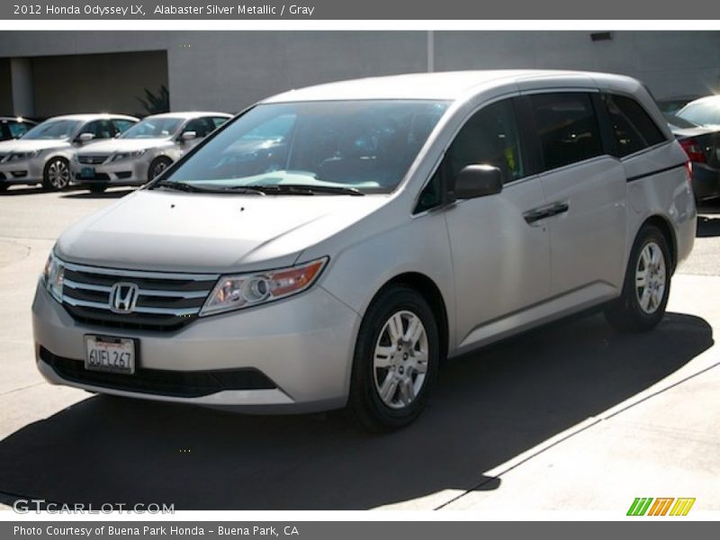 Alabaster Silver Metallic / Gray 2012 Honda Odyssey LX
