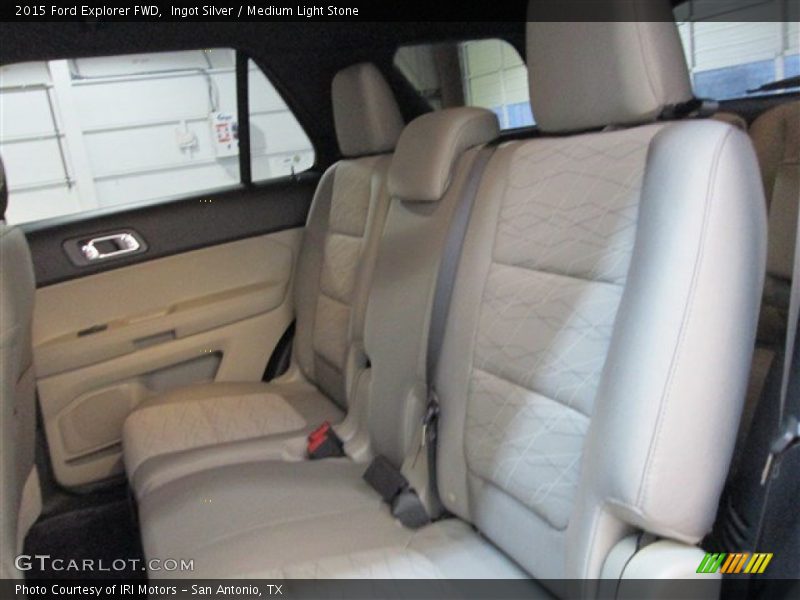 Ingot Silver / Medium Light Stone 2015 Ford Explorer FWD