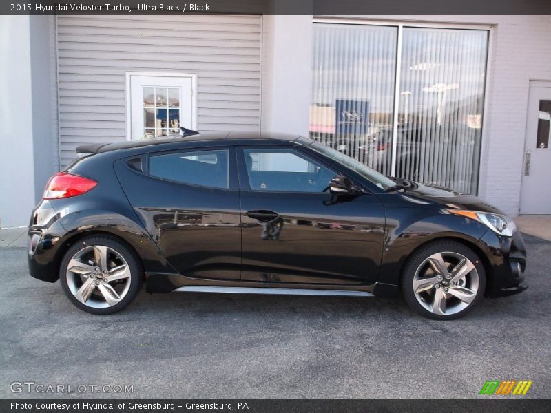 Ultra Black / Black 2015 Hyundai Veloster Turbo