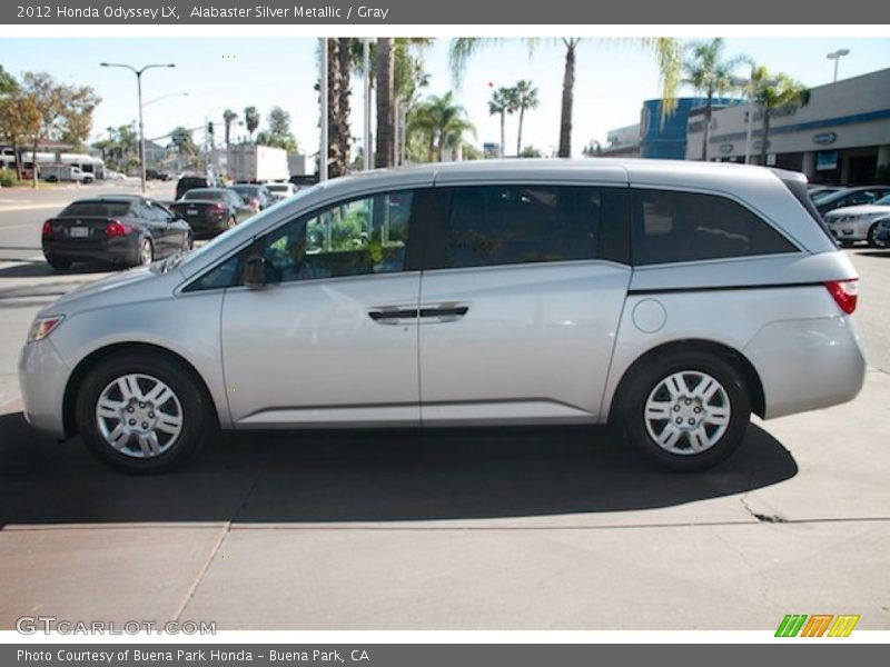 Alabaster Silver Metallic / Gray 2012 Honda Odyssey LX