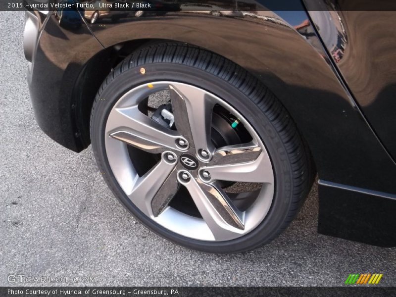 Ultra Black / Black 2015 Hyundai Veloster Turbo