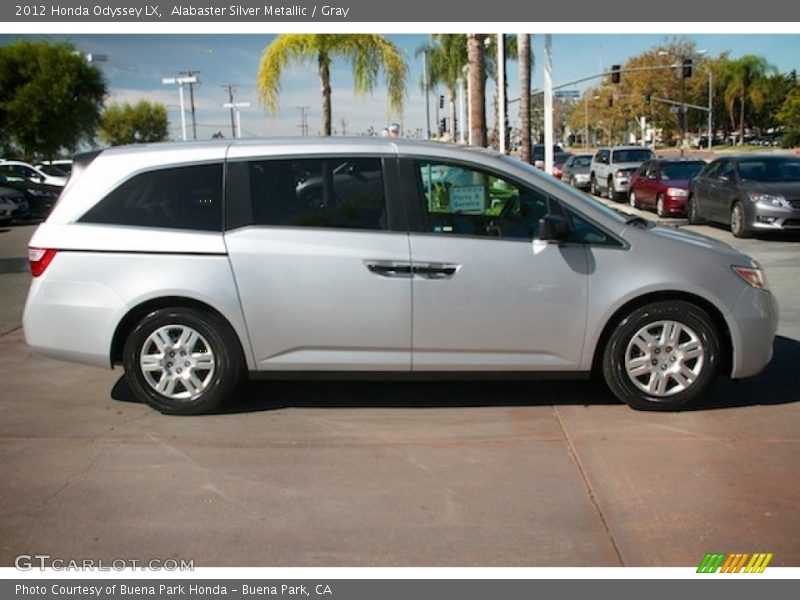 Alabaster Silver Metallic / Gray 2012 Honda Odyssey LX