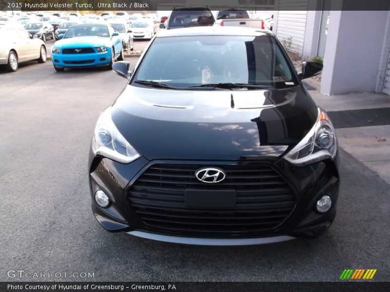Ultra Black / Black 2015 Hyundai Veloster Turbo