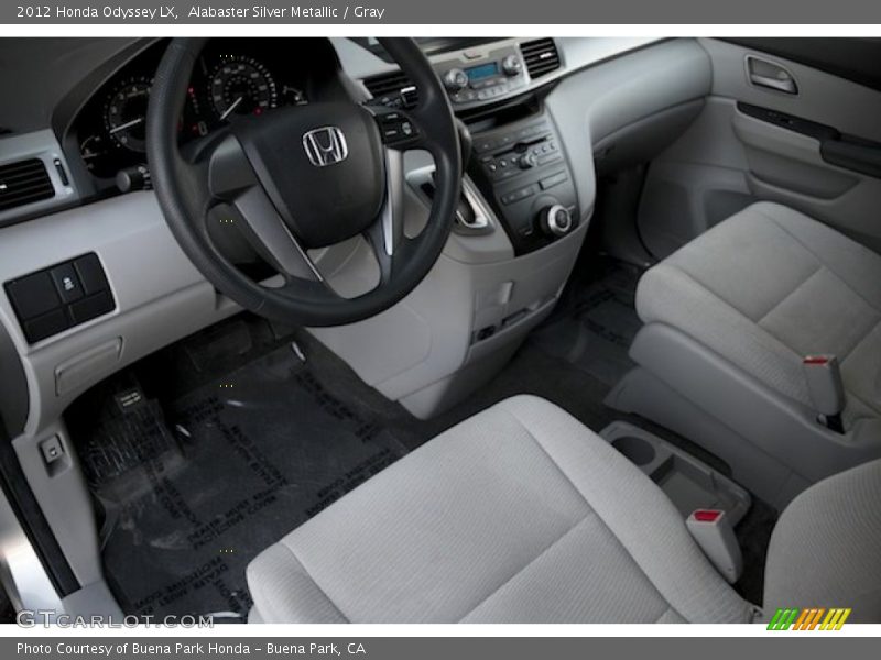 Alabaster Silver Metallic / Gray 2012 Honda Odyssey LX