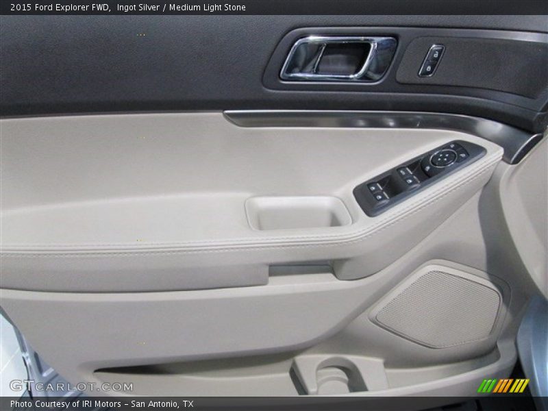 Ingot Silver / Medium Light Stone 2015 Ford Explorer FWD