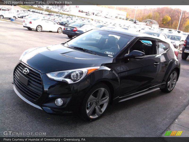 Ultra Black / Black 2015 Hyundai Veloster Turbo