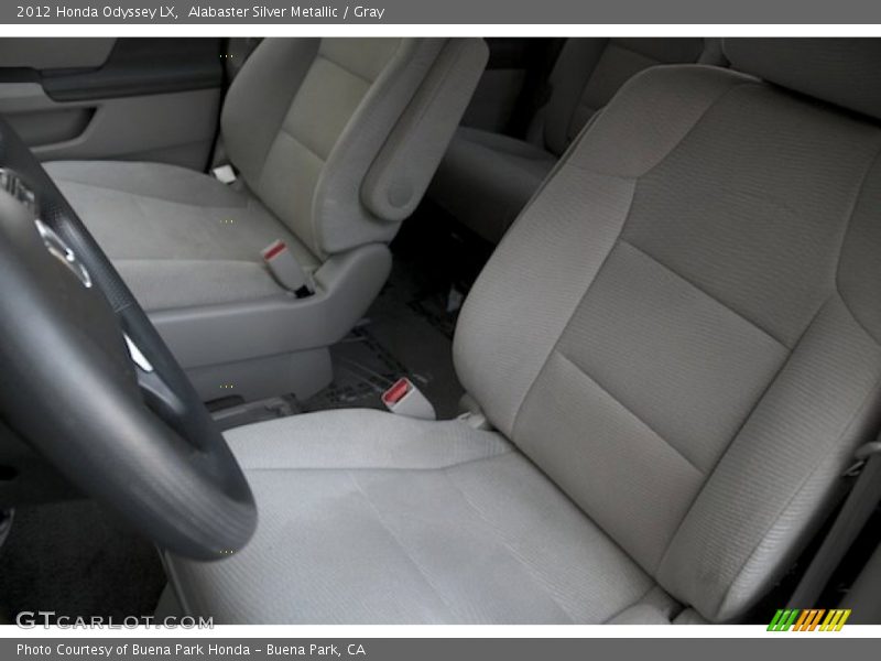 Alabaster Silver Metallic / Gray 2012 Honda Odyssey LX